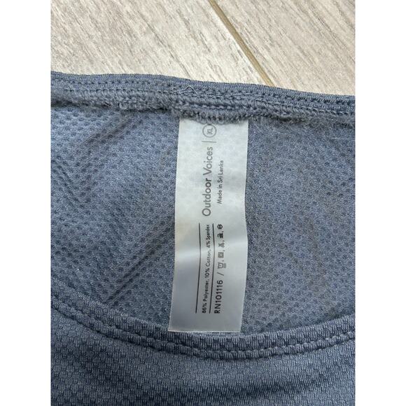 NWT Outdoor Voices Womens Dark Sky Stretch Wide Strap Fast Track Tank Size XL - Picture 5 of 8